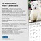 Puppy Pals | 2026 7 x 14 Inch (Hanging) Monthly Mini Wall Calendar | Foil Stamped Cover